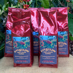5 one pound bags of Black Rock Coffee, Full City roast